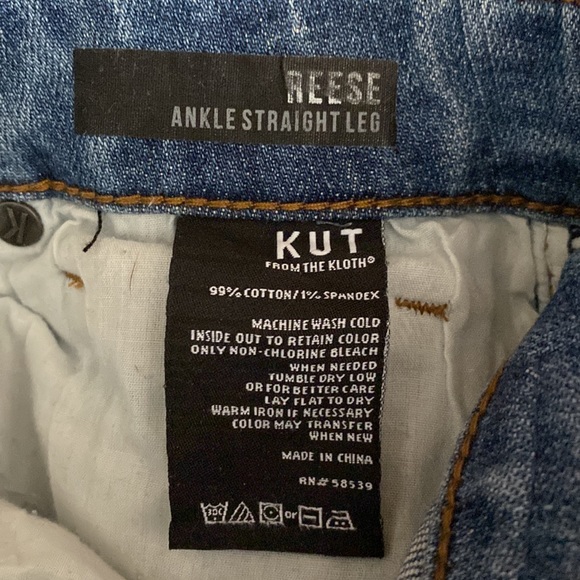 Kut From The Kloth Reese Women's Ankle Straight Leg Size 2 - Picture 12 of 13